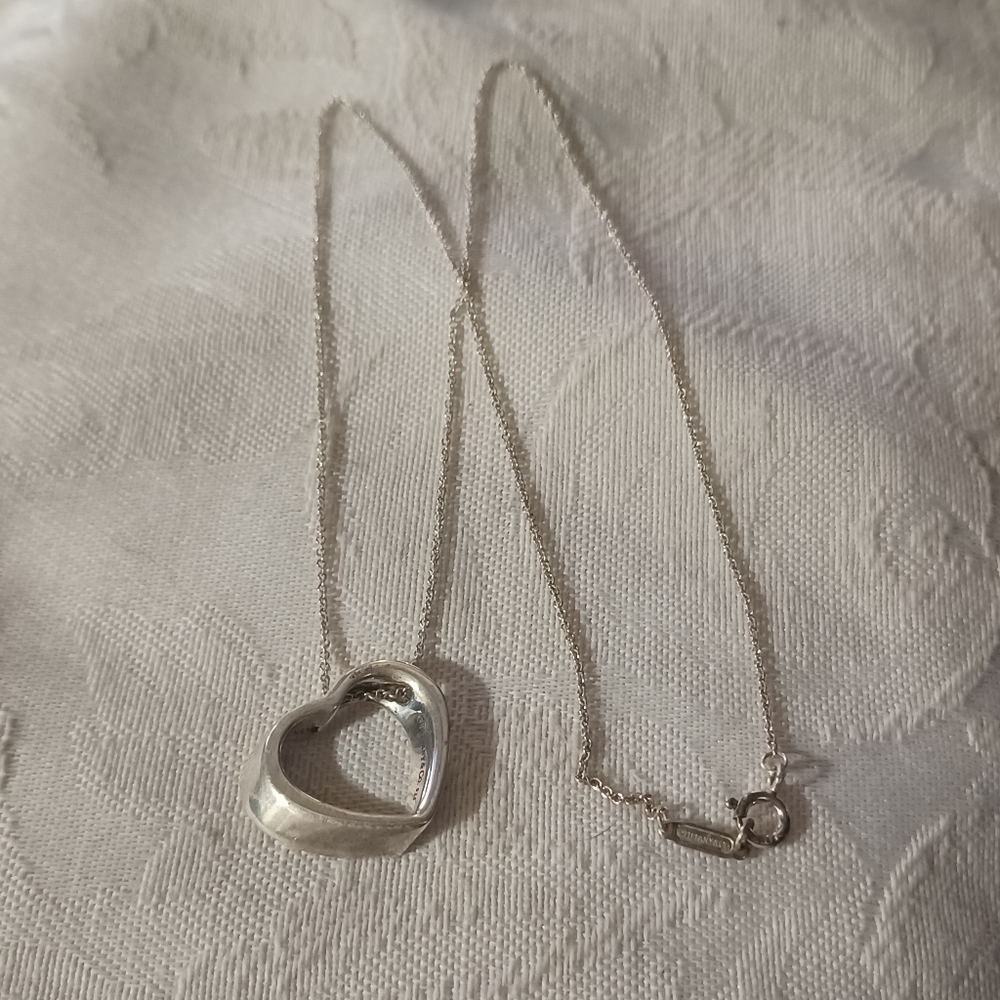 Tiffany & Co. Sterling Silver Heart Pendant - Picture 3 of 9
